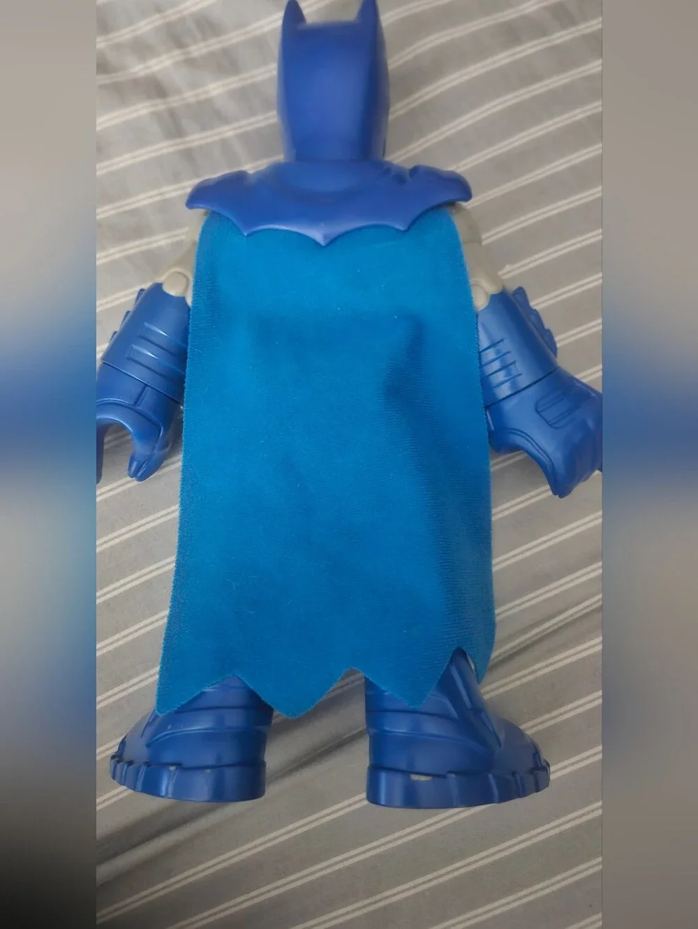 Imaginext Blue & Gray Batman Costume Figure with Yellow Belt
